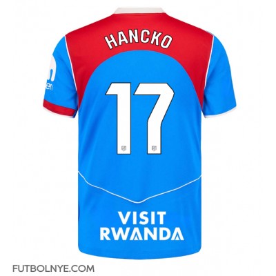Camiseta Atletico Madrid David Hancko #17 Tercera Equipación 2025-26 manga corta Camiseta Atletico Madrid David Hancko #17 Tercera Equipación 2025-26 manga corta